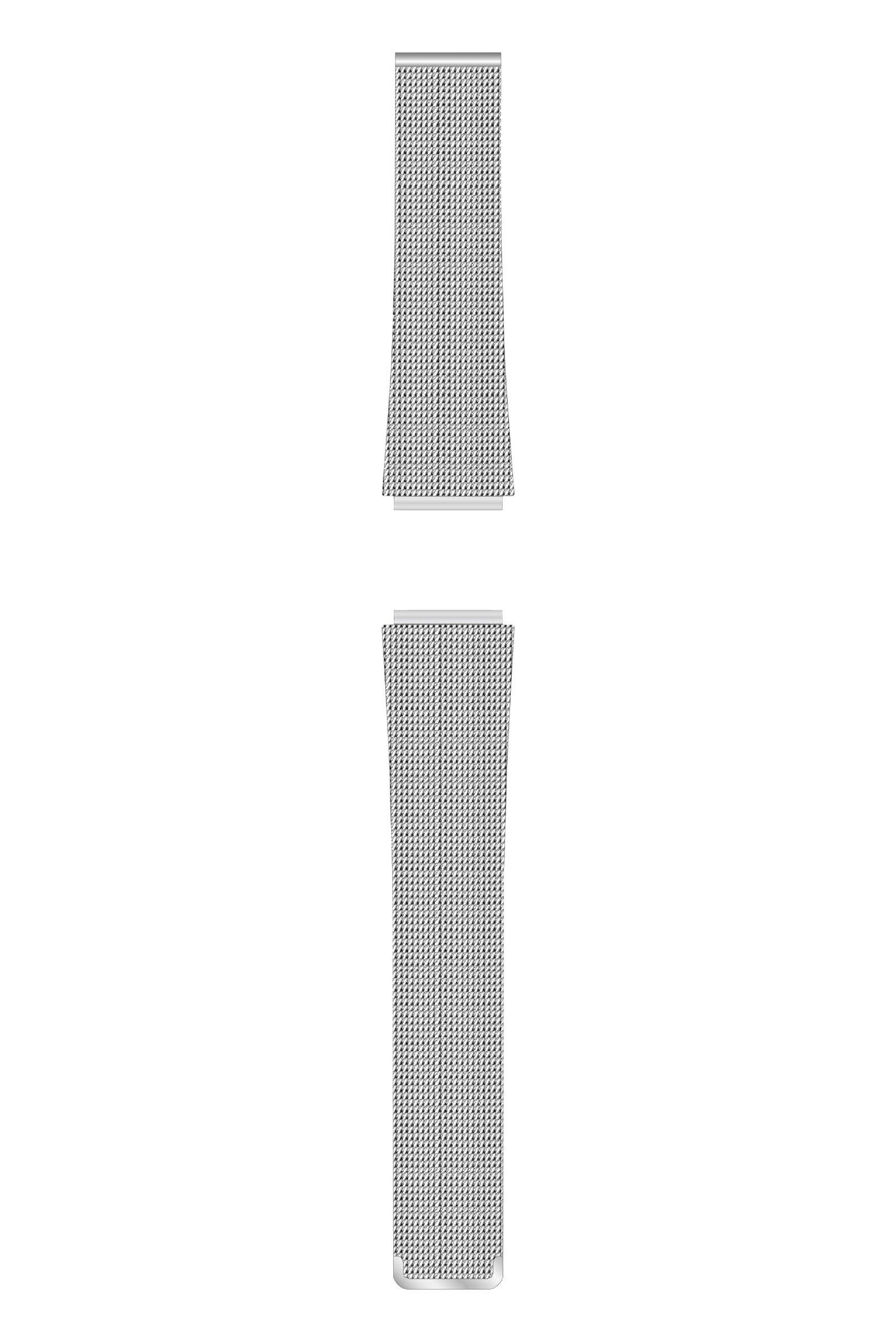 GLOCK Stainless Steel Mesh Strap with Silver-Tone Clasp GB-MESH-STEEL-SC Full View