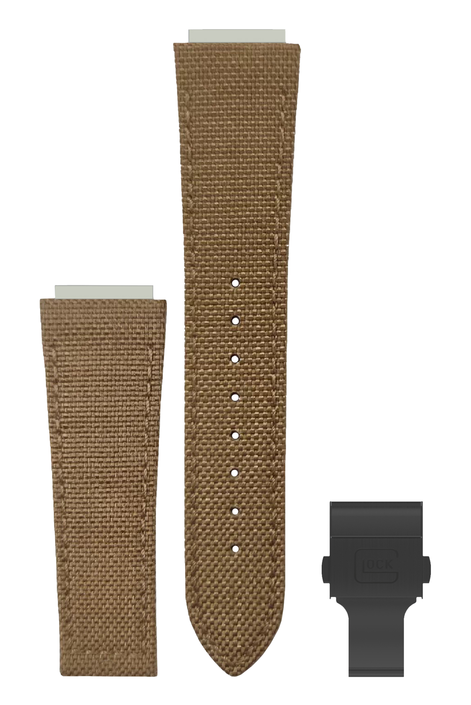 GLOCK NATO Strap in Beige with Black Clasp GB-NATO-BC