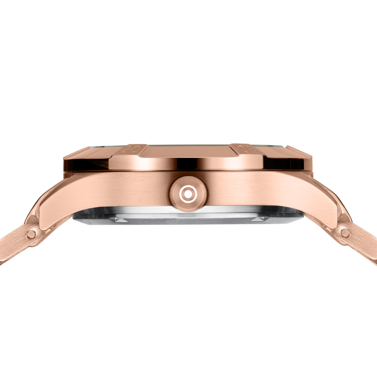 GLOCK Watch GW-31-2-18 Rose Gold-Tone Link Strap Side View